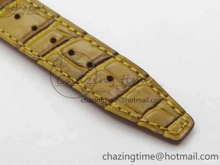 MIROTIME 0127 Durable Portofino 37mm SS V7F 1:1 Best Edition White Dial on Light Brown Leather Strap A 7092